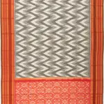 Kanchipuram Silk Ikat Grey Saree