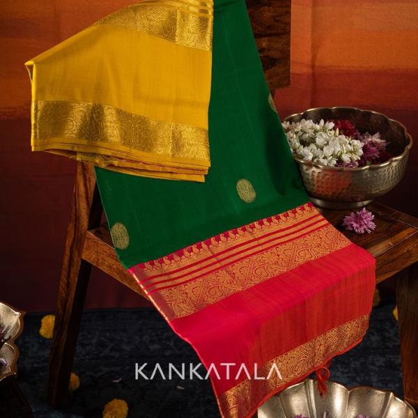 Green Banarasi Saree