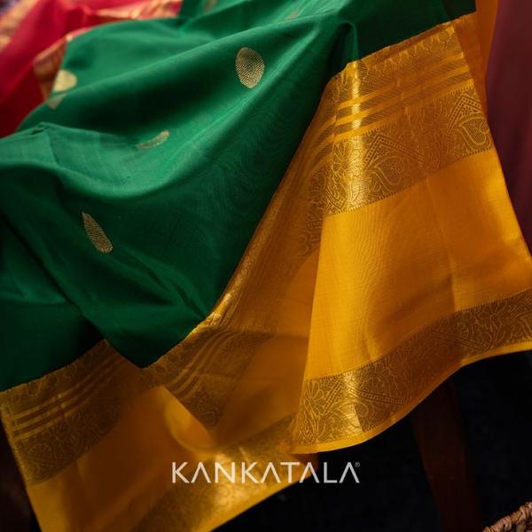 Green Banarasi Saree