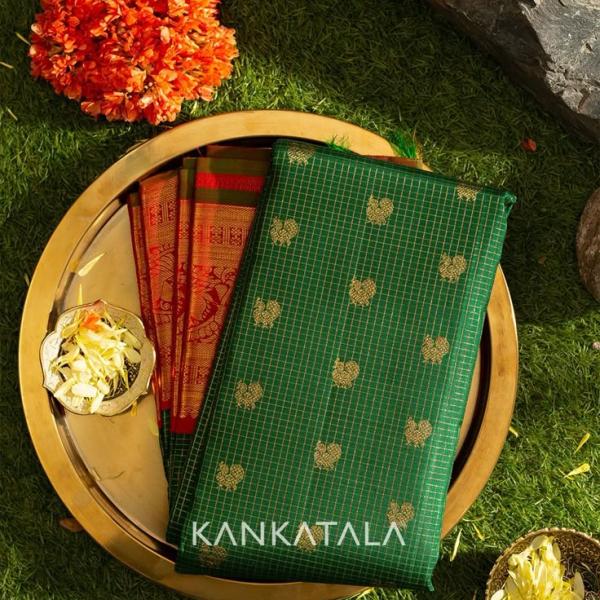 Green Banarasi Saree
